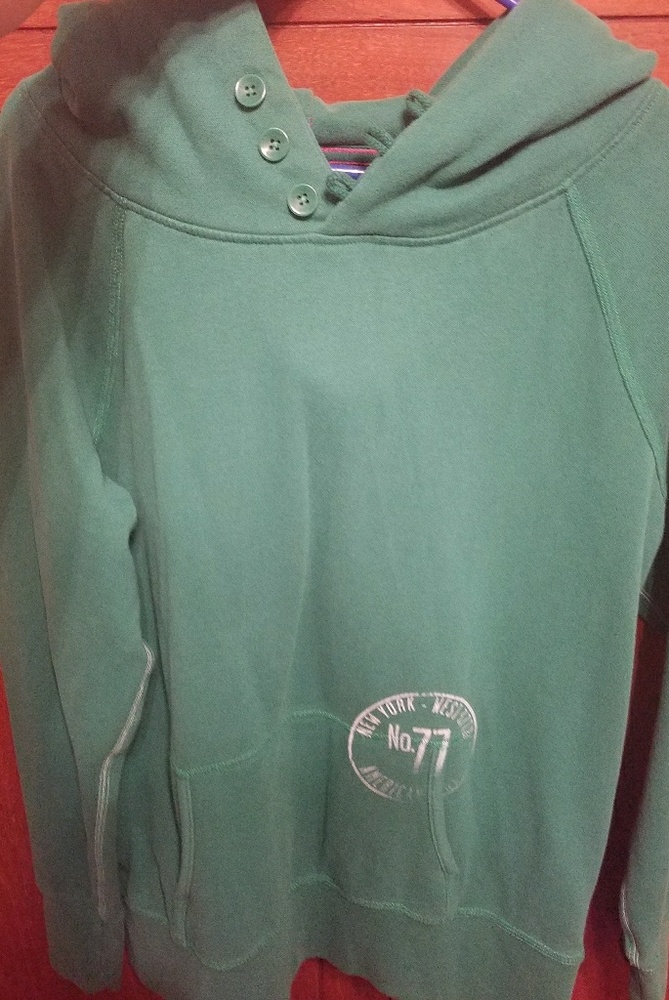 American Eagle green hoodie